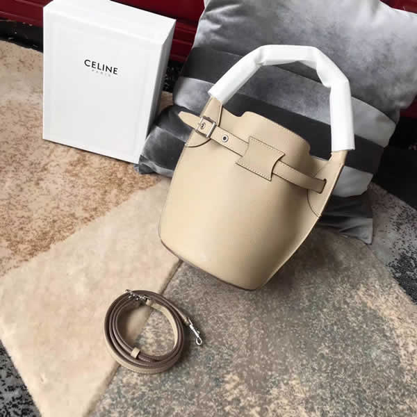2019 New Celine Khaki Nano Bigbag Bucket Crossbody Bag